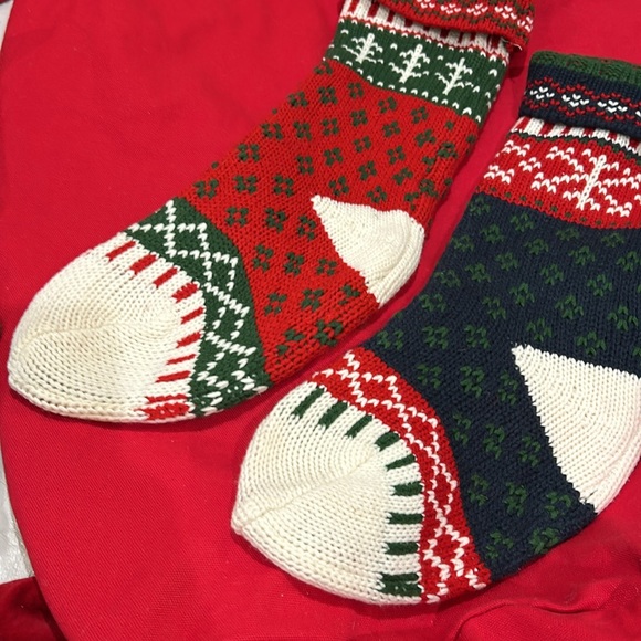 Wondershop Christmas Knit Hanging Stockings - Set of 2 - Picture 6 of 7